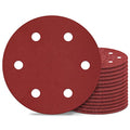Awutzut 9 Inch 6 Hole Sanding Discs 320 Grit Hook and Loop for Drywall Sander 15PCS - style: 320 Grit