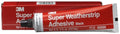 3M 08008 Super Weatherstrip Adhesive, 08008, Black, 5 oz Tube - size: 5 Ounces