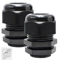 MAKERELE 2Pcs 1” NPT Cable Gland Connector, IP68 Waterproof - color: Black, size: 1" 2pcs BAG
