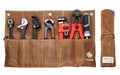 IRONCUBE Tool Pouch, Roll-Up Storage Bag for Hand Tools & Wrenches - style: 6 Pockets Wax Canvas