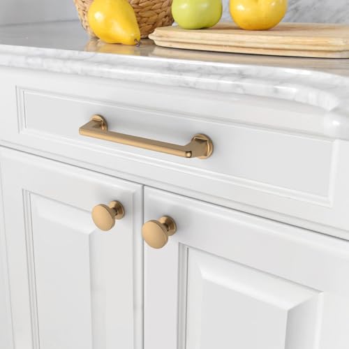 Asidrama 2 Pack Champagne Bronze Kitchen Cabinet Knobs - color: Champagne Bronze, style: 2 Pack