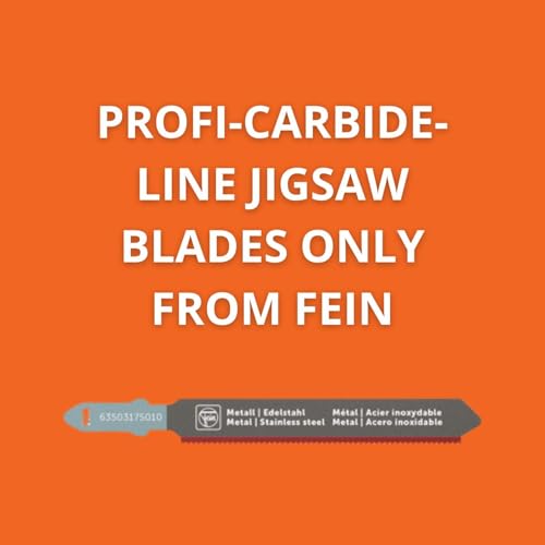 Fein 2-3/8" HM Carbide T-Shank Profi-Carbide-Line Jigsaw Blade - size: 2-3/8" x 24 TPI