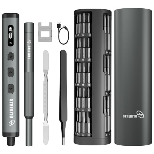 STREBITO 78 IN 1 Mini Electric Screwdriver Set, Cordless Screwdriver Kit
