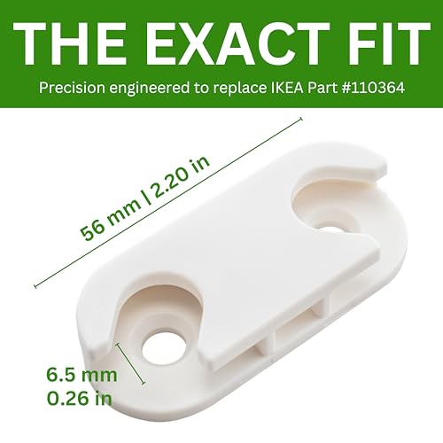 Spare Hardware Parts HEMNES Shoe Cabinet Hinge (Replacement for IKEA Part #110364) (Pack of 2)