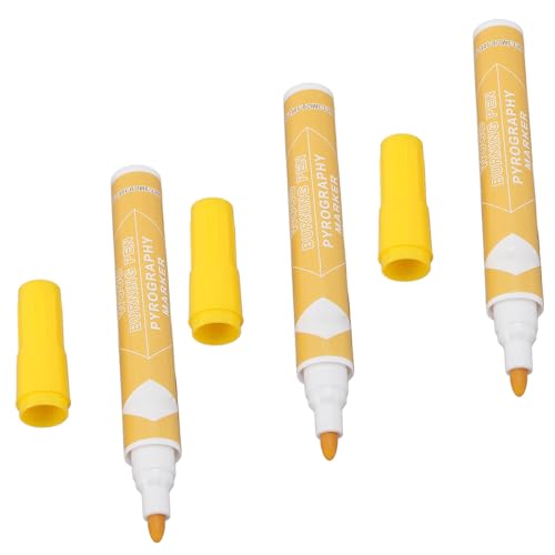 Semme 3Pcs Pyrography Wood Burning Pen Set with Thermal Effects for Beginners Artists Projects Scorching Craft Tool