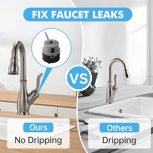 RP50587 Cartridge Replacement for Delta Single Handle Kitchen and Lavatory Faucets, Works with DIAMOND Seal Technology Models Featuring a 36 mm Motion, with Allen Wrench - style: RP50587