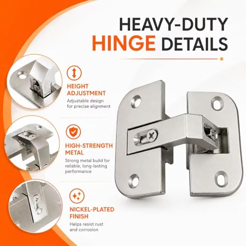 2 Pack 343.90.710 Pie Cut Corner Hinges for Grass Mepla Cabinets - color: 2 Pcs