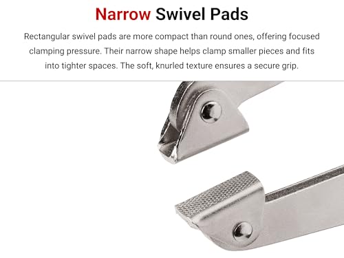 TEKTON 11 Inch Swivel Pad Locking Clamp | CLK11011 - size: 11 in., style: Swivel Pad Locking Clamp
