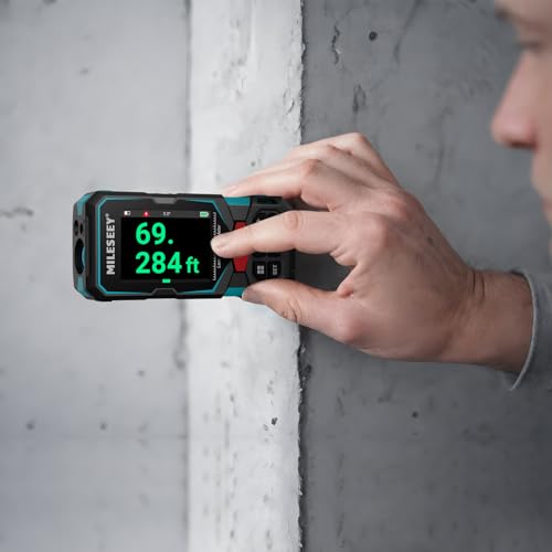 MILESEEY 330Ft Outdoor Laser Measure with Camera Viewfinder