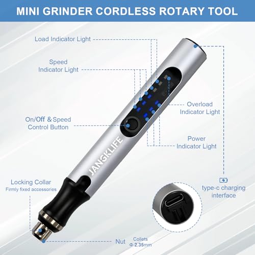 USB Rechargeable Engraving Pen with 42 Bits, Mini Rotary Tool kit,Engraver for Wood, Metal, Glass, and Plastic - Ideal for DIY, Jewelry, and Model Making