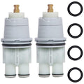RP46074 Shower Valve Cartridge Repair Assembly Compatible for Delta Shower and Tub 13/14 Series Faucet,Replacement for Monitor Shower Cartridge,Single-Handle Universal Valve Cartridge Repair Kit-2 Pcs - style: RP46074-2 Pack