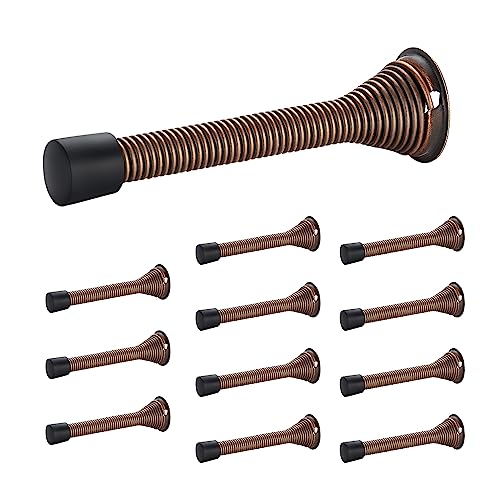 Ravinte Door Stoppers, 12 Pack Oil Rubbed Bronze Spring Door Stops - color: Oil Rubbed Bronze