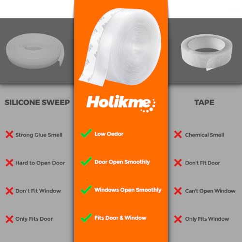 Holikme 65FT Weather Stripping Door Seal Draft Stopper Window Seal