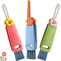 3 in 1 Cup Lid Cleaning Brush, Portable Water Bottle Brush, Multifunctional Bottle Cleaner Brush Set for Tight Spaces, Bottle Gaps, Tumblers, Travel Mug Caps(3 PCS) - color: Red, Green, Blue(3pcs)