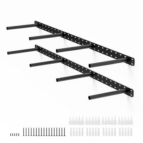 2pcs Floating Shelf Bracket Heavy Duty Hidden Metal Brackets for Shelf,Invisible Shelves Hardware Without Jig (40" x 8" x 1.5") - size: 40" x 8" x 1.5"