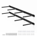 2pcs Floating Shelf Bracket Heavy Duty Hidden Metal Brackets for Shelf,Invisible Shelves Hardware Without Jig (40" x 8" x 1.5") - size: 40" x 8" x 1.5"