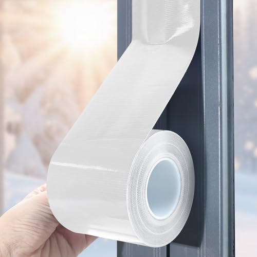 Window Sealing Tape, Window AC Insulation Tape, White 3 Inch x 65 FT - color: White, size: 3 Inch x 65 FT