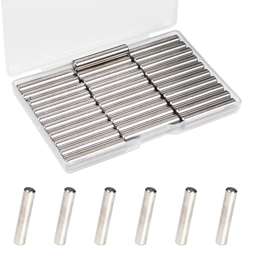 30Pcs M6 x 30mm (Approx 1/4" x 1-3/16") 304 Stainless Steel Dowel Pins - size: M6 x 30mm
