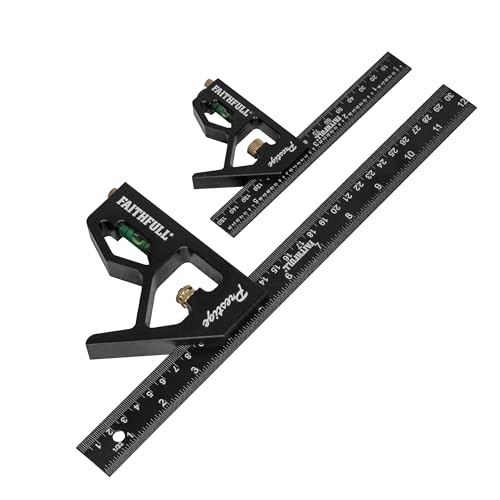 Prestige Combination Square Twin Pack 150mm (6in) & 300mm (12in)