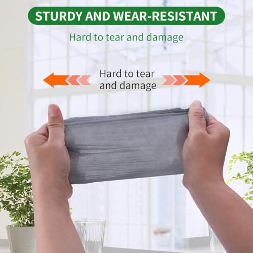 50/100/200 Pack Non-Woven Shoe Covers Disposable for Indoors - color: Gray
