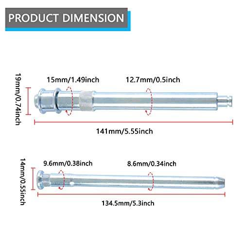 Door Hinge Pin and Bushing Repair Kit with Spring and Roller Pin - size: Door Hinge Pin with Spring and Roller Pin