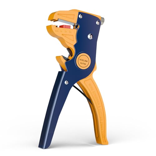 VCELINK Wire Stripper and Cutter, Quick Strip Automatic Wire Stripper - color: Blue