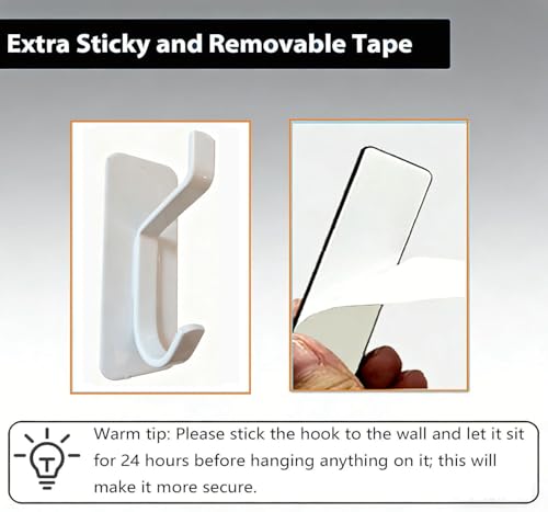 5 Pack Self Adhesive Wall Hooks Key Hook Stainless Steel Coat Hook White - color: White