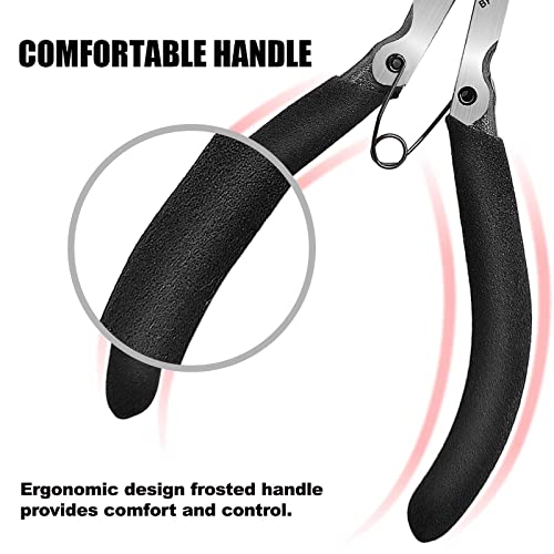 BOENFU 5 inch Flush Cutters Precision Wire Cutters Wire Snips - color: 5 Inches