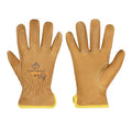 Superior Glove Endura Cut and Water Resistant Leather Work Gloves for Men & Women – 378GOBKL Large (Pack of 1 Pair) - size: Large (Pack of 1)