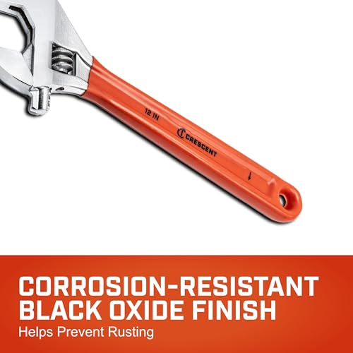 Crescent 12" Adjustable Cushion Grip Wrench | AC212CVS - size: 12 inch