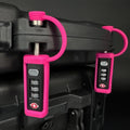 LAFENLIN TSA Lock for Gun Case, 3-Dial Combo Padlock - size: Pink-2 Pack