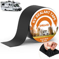WELLUCK Butyl Sealant Tape, 4 Inch X 50 Foot RV Roof Tape Sealant Roofing Tape Black, Waterproof &UV RV Tape for Roof Camper Trailer Boat Sealing Leak Repair - style: 4 Inch X 50 Foot Black