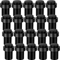 Chumia 6 Pcs Floor Mounted Door Stopper Stainless Steel,Black - color: Black