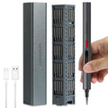 Mini Electric Screwdriver Set,Precision Electric Screwdriver，72-in-1 Magnetic Bits，3 Gears Torque, 3LED light,Magnetic Storage，Overload Protection, Repair Tool Set