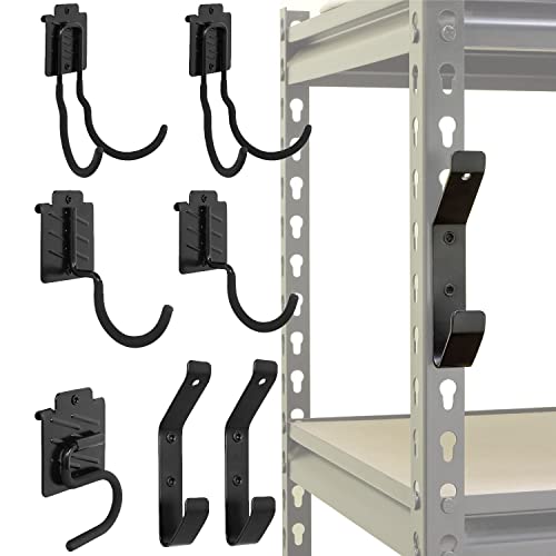 Wallmaster Boltless Shelving Hooks for 1.5 inch Keyhole Shelving Unit 7 Pcs - size: 7 pcs-Unspecified
