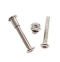 10-Pack M6 40mm Rivet Countersunk Socket Cap Screws Barrel Nuts for Furniture - size: M6 x 40mm 10pcs