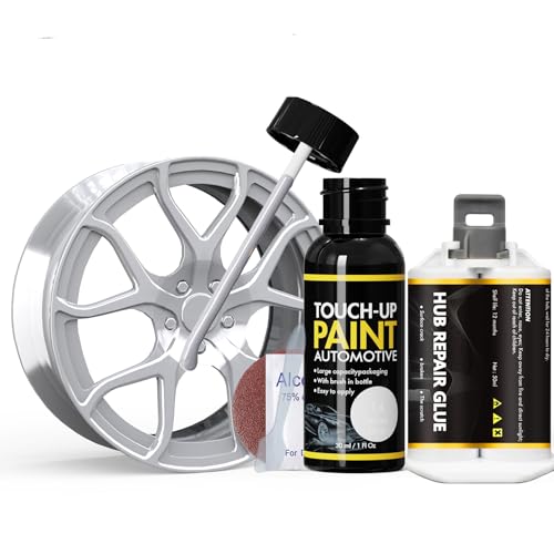 Mirror Silver Rim Touch Up Paint, Rim Repair Kit Curb Rash - color: Mirror Silver