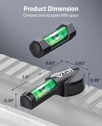 CVLIFE Scope Level Scope Leveling Kit with Magnetic Bases