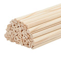 OLYCRAFT 100Pcs 13.8x0.3 Inch Half Round Wood dowels 3.5mm Wooden Dowel Rods Unfinished Wood Craft Sticks Half Round Craft Sticks Arch Wooden Dowel Rods for Braiding Tapestry DIY Crafts Building Model - size: 13.8 Inch