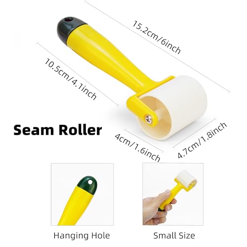 Umaki Professional Wallpaper Supplies with Paste Brush, 8.3In & 4in Felt Squeegee, Paper Cutter & Precise Knife, Seam Roller and Tape Measure for Precision Cutting, Scratch-free Installation