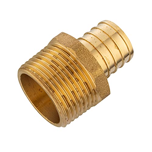 5-PACK EFIELD Pex Crimp Fitting,3/4" x 3/4"NPT Male Adapter(PEX1807021-5) - size: P5, style: 3/4 x 3/4