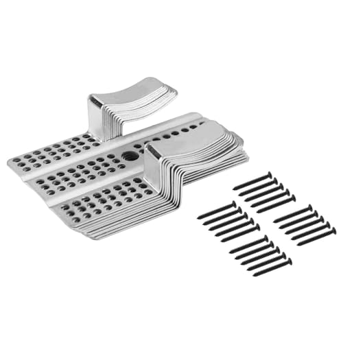 Drywall Repair Clips, 10-Piece Stainless Steel Fastener Kit for 1/2" and 5/8" Panels, Wall and Sheetrock DIY Home Improvement