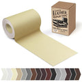 Leather Repair Patch, Self Adhesive Leather Repair Tape Kit Beige - color: Beige, size: Litchi Grain 3 x 60 In