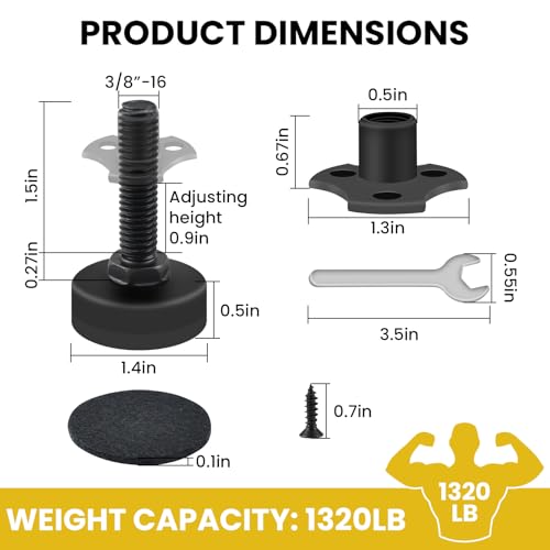 Adjustable Leveling Feet