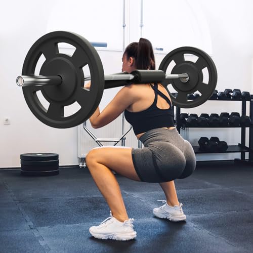 VEVOR Safety Squat Bar, 700 & 1500 LBS, Plus 500 LBS Hex Barbell Trap Bar, Ideal for Squats, Deadlifts, Lunges, Rehab - size: 700 Pounds