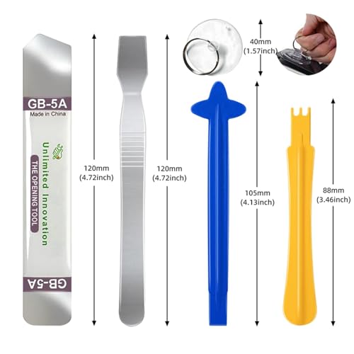 EFAITHFIX 22 in 1 Repair Tool Kit, 22-Piece Opening Pry Tool Screwdriver Set, Electronics Magnetic Precision Screwdriver Set for iPhone,iPad,Computer,Cell Phone,Laptop,Tablet,MacBook,Watch,Camera, etc - size: 22 in 1