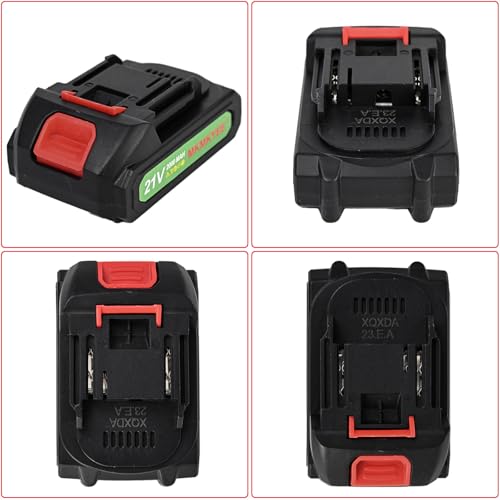 21v Lithium Battery - 2.0 Ah Battery with Charger Cord Compatible for Mini Chainsaw