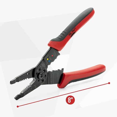 Mr. Pen- Wire Stripper, 8 inch, Red, Wre Stripper Tool, Wire Strippers - color: Red