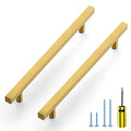 Ravinte Gold Cabinet Handles 7-1/2 Inch 10 Pack, Square Cabinet Pulls - size: 7-1/2 Inch Hole Centers