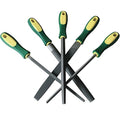 Metal File Set, 5-Piece, 8-inch,High Carbon Steel File,Work for Metal, Wood,Plastic - size: 8 inch Metal File